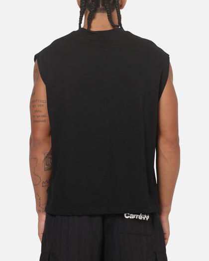 Carre Circuit Panel Muscle T-Shirt Black/White