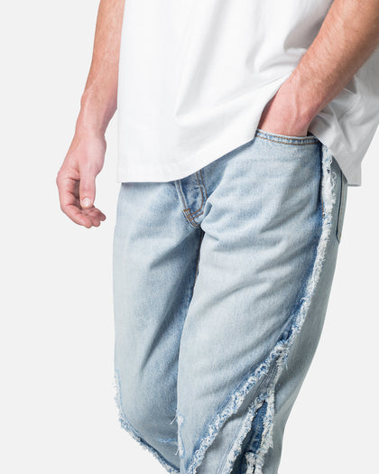 MNML B373 Flare Denim Jeans Light Blue