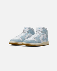 Jordan Women's Air Jordan 1 Mid SE "Denim" Blue/Gum