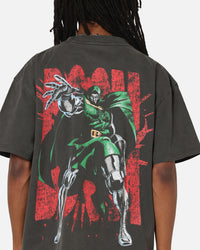 73Studio Marvel Fantastic Four Doctor Doom Heavy T-Shirt Black Wash