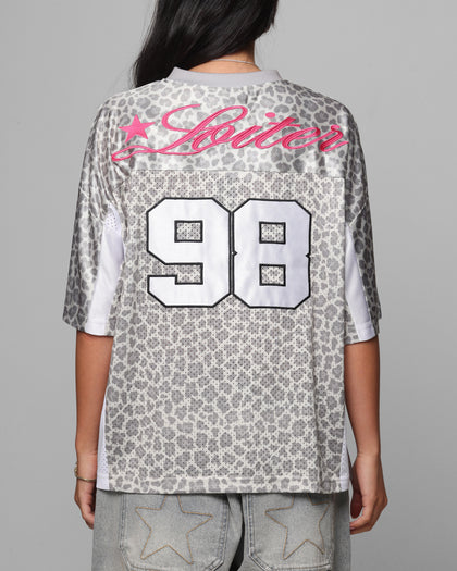 Loiter End Zone Jersey Snow Leopard