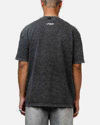 Pro Standard New York Yankees Raffia T-Shirt Black Acidwash