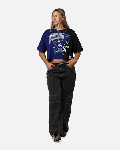 New Era Women's Los Angeles Dodgers Team Split T-Shirt Blue/Black