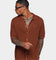 XXIII Zyair Knit Rib Button Up Shirt Brown