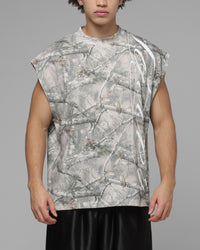 Loiter Script Muscle T-Shirt Hunter Camo