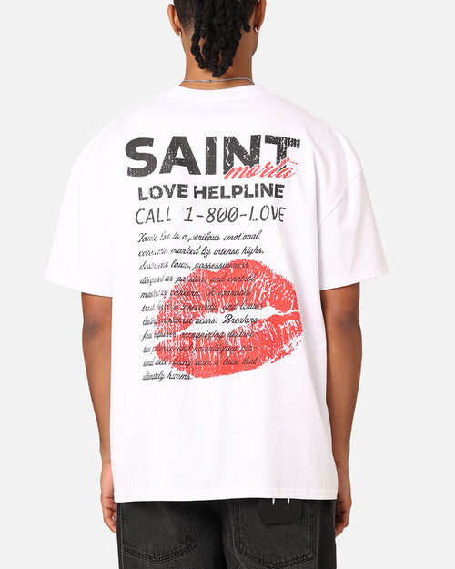 Saint Morta Love Helpline T-Shirt White