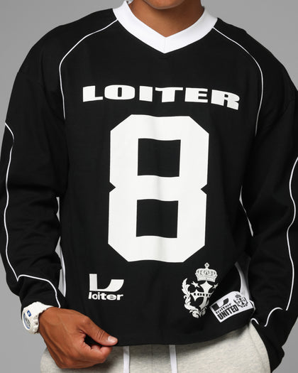Loiter World Cup Long Sleeve T-Shirt Black