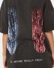 73Studio X The Matrix Heavyweight Vintage T-Shirt Black Wash