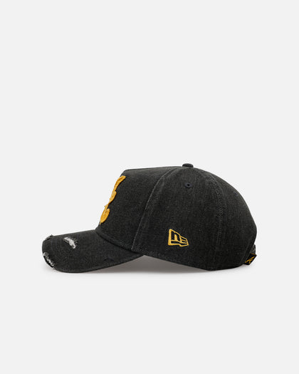New Era Atlanta Braves 'Distressed Denim 2.0' 9FORTY A-Frame Strapback Black