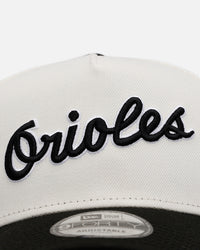 New Era Baltimore Orioles 'Chrome Black' 9FORTY A-Frame Snapback Chrome/Black