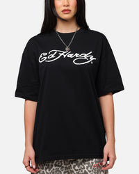 Ed Hardy Tiger Stamp T-Shirt Black