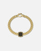 Guess Mainline Back To Black Octagon Bracelet Gold