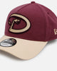 New Era Arizona Diamondbacks 'Moleskin' 9FORTY A-Frame Snapback Maroon