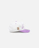 Mitchell & Ness Los Angeles Lakers Pastel Corduroy Snapback White Cream/Purple