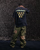 73Studio X Call Of Duty Modern Warfare 25 Streak Vintage T-Shirt Black Acidwash
