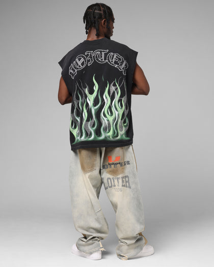 Loiter Inferno Muscle T-Shirt Black