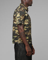 Loiter Unity Polo T-Shirt Camo