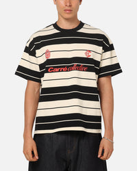 Carre Collective Stripe T-Shirt Black/Off White