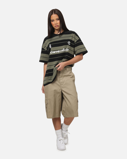Carre Collective Stripe T-Shirt Black/Olive