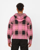 XXIII Dalas Plaid Hoodie Pink/Black