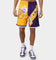 Mitchell & Ness Los Angeles Lakers Big Face 5.0 Shorts Yellow