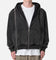 MNML Dual Zipper Hoodie Washed Black