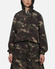 Adidas Women's Loose Track Top Green Camo
