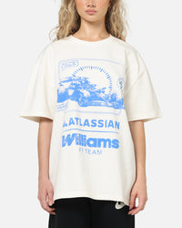 Culture Kings X Atlassian Williams F1 Team Team Heavy T-Shirt Off White