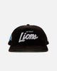 New Era Detroit Lions 'Washed Black NFL Golfer' Corduroy Golfer Snapback Washed Black