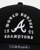 New Era Atlanta Braves 'Gothic Arch 2.0' 9FORTY A-Frame Snapback Black/White
