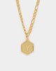 Raising Hell Women's Letter Anklet Gold