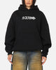 Saint Morta Gothic Stack Boxy Hoodie Black