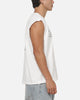 Majestic Athletic New York Yankees Blackletter Script Box Muscle T-Shirt Vintage White