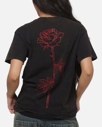 XXIII Rose T-Shirt Black/Red