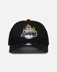 New Era Los Angeles Lakers 'Flame Logo' 9FORTY A-Frame Snapback Black