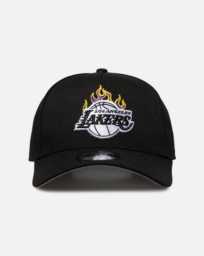 New Era Los Angeles Lakers 'Flame Logo' 9FORTY A-Frame Snapback Black