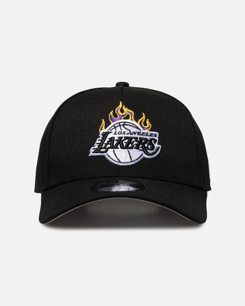 New Era Los Angeles Lakers 'Flame Logo' 9FORTY A-Frame Snapback Black