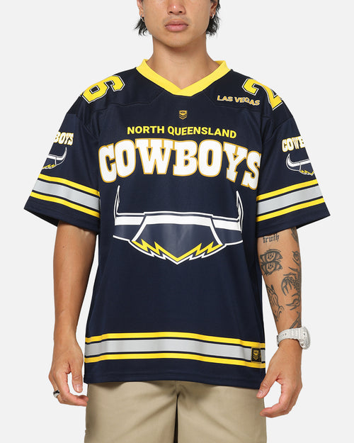 Bleacher Athletic North Queensland Cowboys NRL Vegas Round 2026 Jersey Navy