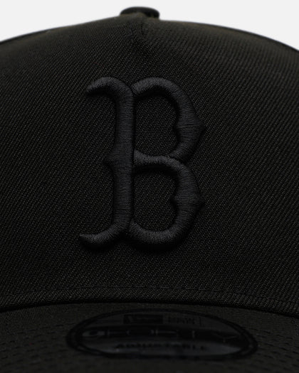 New Era Boston Red Sox 'Easy Black' 9FORTY A-Frame Snapback Black/Black