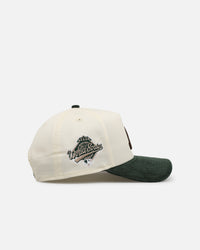 New Era Atlanta Braves 'Chrome White Green' Corduroy Visor 9FORTY A-Frame Snapback Chrome