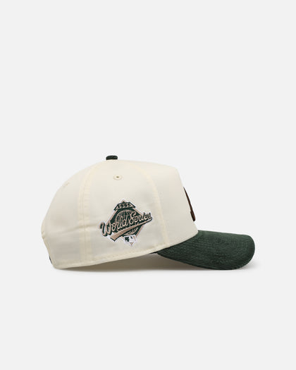 New Era Atlanta Braves 'Chrome White Green' Corduroy Visor 9FORTY A-Frame Snapback Chrome