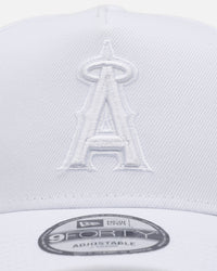 New Era Los Angeles Angels 'Easy White' 9FORTY A-Frame Snapback White/White