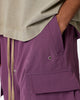 MNML Rave Double Cargo Sweatpants Washed Mauve