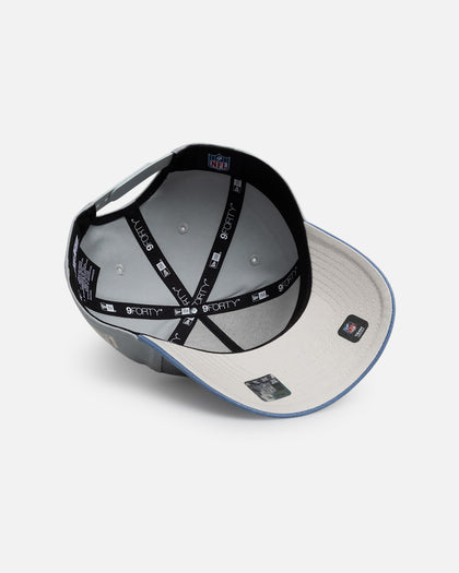 New Era Las Vegas Raiders 'Faded Washed Grey' 9FORTY A-Frame Snapback Grey/Blue