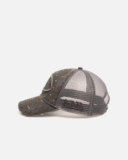 Von Dutch Glitz Trucker Strapback Black Wash