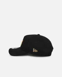 New Era Philadelphia 76ers 'NBA Black & Gold Embroidery' 9FORTY A-Frame Snapback Black/Gold