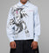 Loiter x Yu-Gi-Oh! Blue Eyes Button Up Shirt Blue Stripe