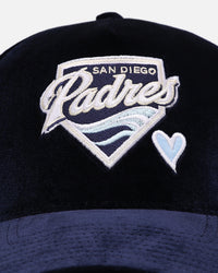 New Era San Diego Padres 'Velvet Hearts' 9FORTY A-Frame Snapback Blue