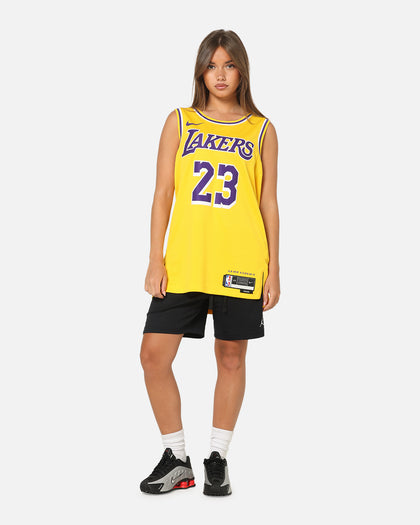 Nike Los Angeles Lakers Lebron James Dri-FIT Swingman Jersey Amarillo