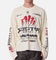 MNML Sinister Long Sleeve Thermal T-Shirt Off White
